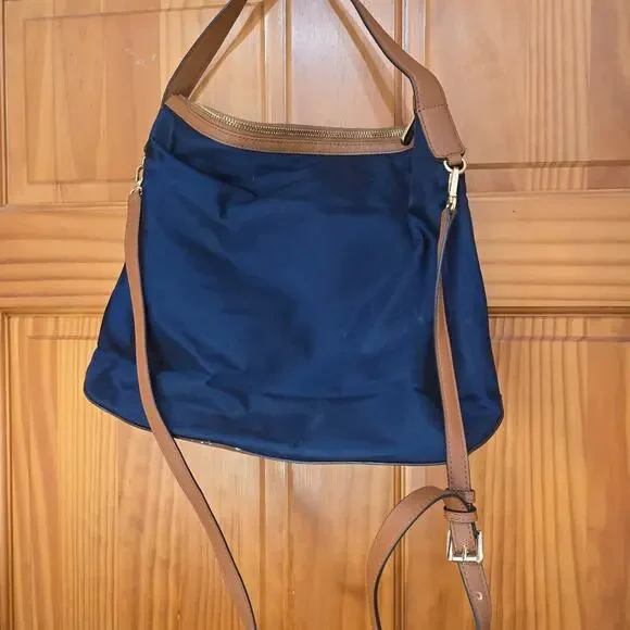Michael kors Large Navy Nylon Crossbody Bag - Picture 2 of 4